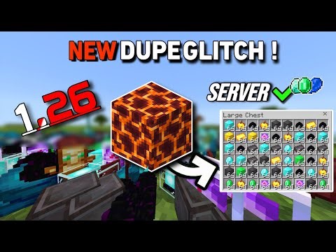 Minecraft NEW DUPLICATION Glitch in Bedrock Edition 1.26+ (MCPE/BEDROCK)