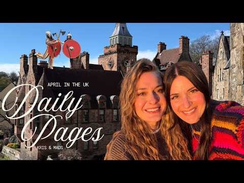 daily pages in the UK - vlog hanging out with fellow creators, authors, and book club members!