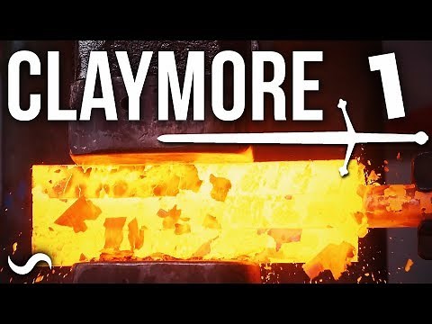 MAKING A SCOTTISH CLAYMORE SWORD!!! PART 1