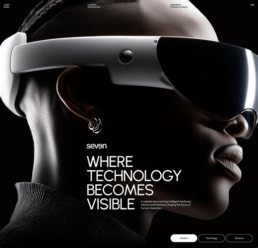 Futuristic Technology Website | Modern Web Design