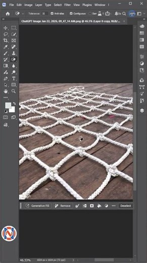 How to Remove Ropes Background in Photoshop || Photoshop Tutorial 2026
