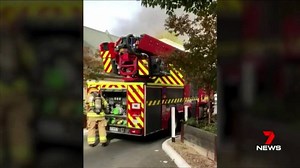 Fire has erupted at a property on Claxton Street in the city this afternoon sending thick smoke billowing into the air. Story: https://7news.link/Q3Jdam #ClaxtonStreet #7NEWS | 7NEWS Adelaide