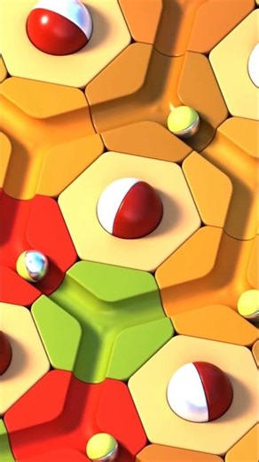 Relax Your Brain with these 3D Experiments! 🧠🧪 #TheLoopLab#Satisfying #KineticArt #Blender3D