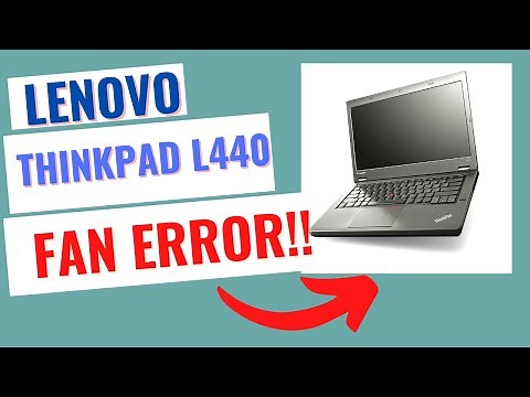 Lenovo ThinkPad L440 Fan Error Simple Fix