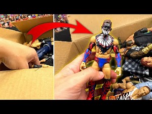 Someone sent me a MASSIVE mystery box of WWE Figures...