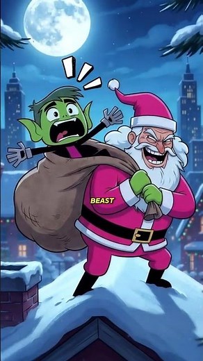 Santa Claus Kidnapped Beast Boy! 😨🎅