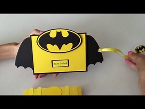 Interactive Batman 3D Invitation!