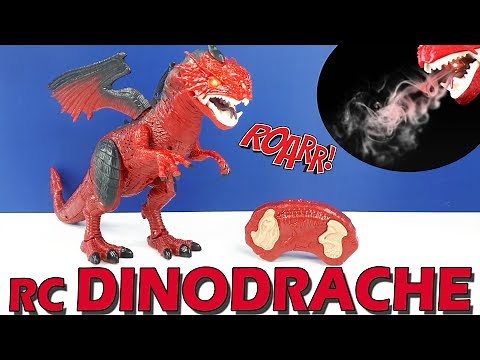RC FEUERSPUCKENDER DRACHENDINO [Fernsteuerbar und Beweglich mit Soundfunktion]