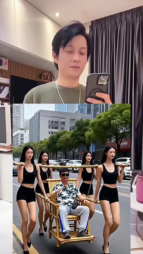 Super fun tutorial for making four beauties carrying a sedan chair - create it with just one photo.#capcut #capcutforus #capcutpioneer