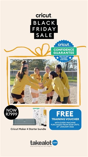 Cricut South Africa on Instagram: "Looking for a Cricut Maker 4? 🖤 We've got you covered! Shop now on Takealot. #cricut #cricut_sa #cricutmaker4 #letsmake #blackfriday #shopnow"