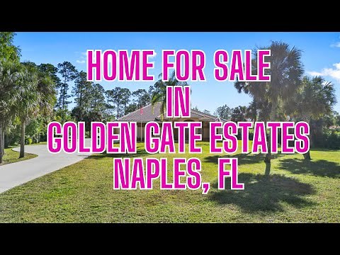 Golden Gate Estates home for sale on Acreage! Naples Florida home for sale