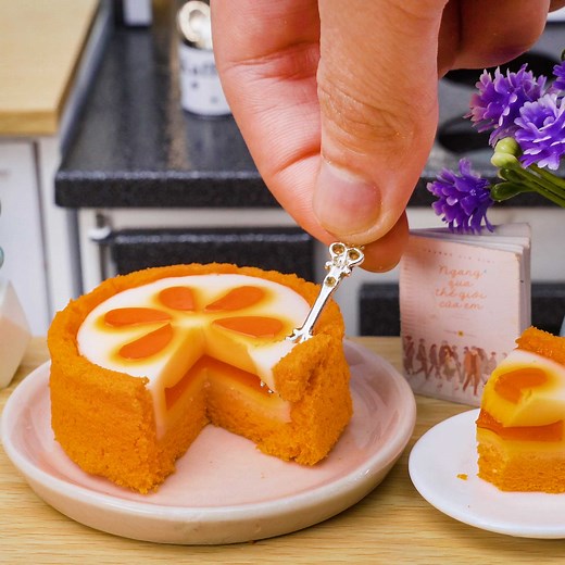 29M views · 10K reactions | How to make miniature pomelo sponge cake? | Teeny Cakes | Facebook