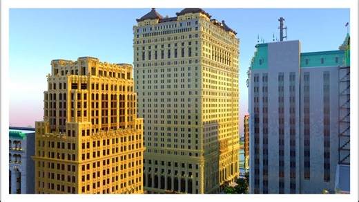 【延时摄影】Book Cadillac - 建筑还原