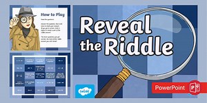 Fifth Grade Back to School Reveal the Riddle Math Assessment PowerPoint