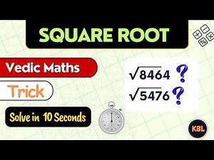 How to find Square root # Easy Method# LCM method