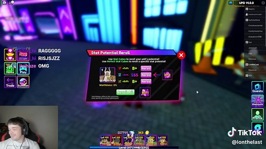 📦1st SSS Stat Reroll Cooldown [👾UPD 14] Anime Adventures #sss #reroll #stats #cooldown #animeadventures #1st #reaction #trading #limited #lucky #surpised #triple #finally #aboutime #ez #bozo #💀 #fyp #noway #w #insane