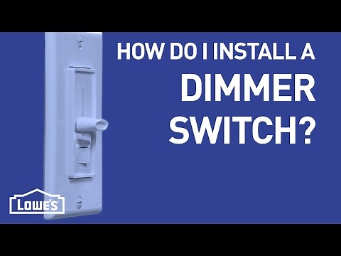 How Do I Install a Dimmer Switch? | DIY Basics