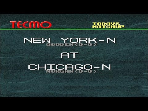 New York-N at Chicago-N | April 4th, 1994 | 1994 MLB Season Sim | Tecmo Super Baseball (SNES)