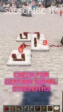 Look for SPECIFIC SIGNAL STRENGTHS with THIS CIRCUIT! | Redstone with PsiVolt #minecraft #redstone