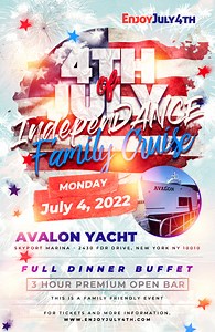 Independence Day 4th of July Family Fireworks Cruise New York NY