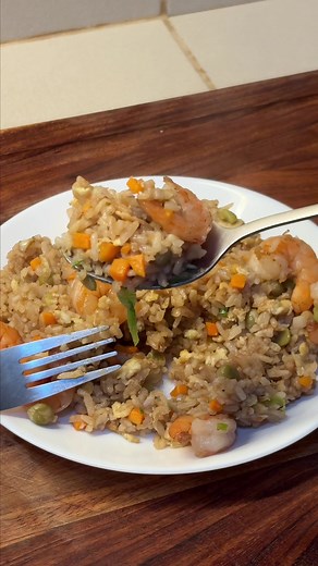Basic Fried Rice Recipe with Shrimp