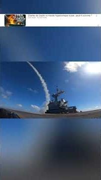 What if the Charles de Gaulle were to face a hypersonic missile?