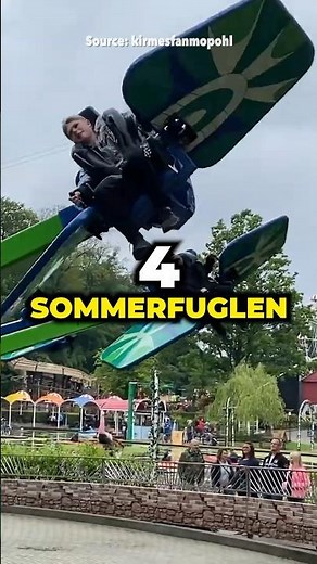 Top 10 BEST Rides at Tivoli Friheden (2023) | #tivolifriheden #tivoli #denmark #themepark #short