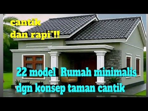 22 model Rumah minimalis dgn konsep taman cantik dan unik"!!