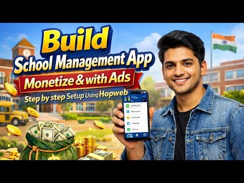 Build & Earn 💰 School Management App with Ads | Complete Step by Step Guide
