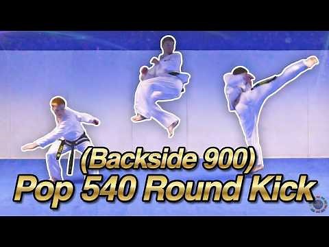 Pop 540 Roundhouse Kick Tutorial (Backside 900) | GNT How to