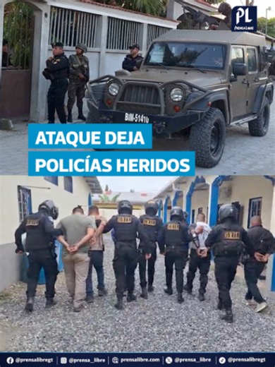 Un recorrido de seguridad en Morales, Izabal, terminó en un enfrentamiento armado entre agentes de la PNC y presuntos delincuentes. El ataque dejó dos policías heridos y cinco personas capturadas. Durante el operativo, las autoridades decomisaron armas de alto poder, municiones y equipo táctico. Lea más en prensalibre.com