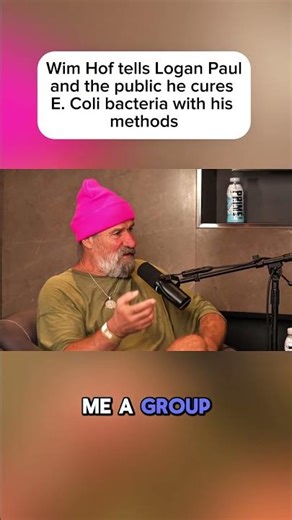 Wim Hof defeats E. Coli with his methods #impaulsive #loganpaul #wimhof