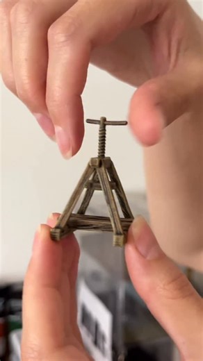 Love when a miniature is interactive — when something spins, moves, or opens. Sadly, after a few layers of primer, paint, and varnish, those tiny mechanics don’t always survive.. Would you want your miniatures to be something you can actually “play” with too? 🤭 | Tiny Furniture