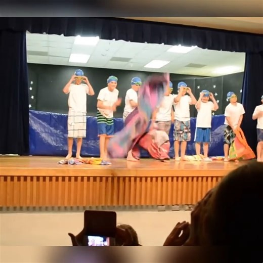 384K views · 4.4K reactions | 5th grade boys Synchronized Air Swimming Talent Show Skit  | Funny Talk Show 70s 80s | Facebook