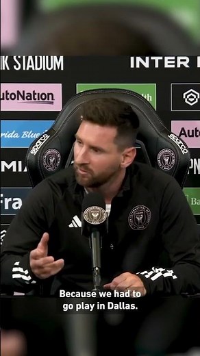 Lionel Messi’s 1st press conference since joining Inter Miami in MLS Pt. 2 (🎥: MLS) #shortsfeed
