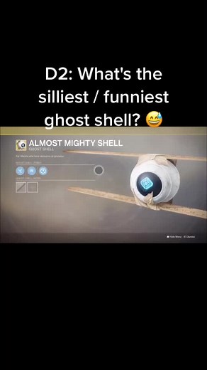 Almost Mighty Shell Destiny Ghost Funny Video