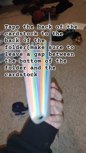 Accordion folder cover tutorial! #crafts #arts #tutorial #stickers #drawing