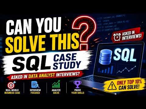 Can You Solve This SQL Case Study Asked in Data Analyst Interviews?