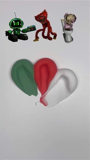 Poppy Playtime (part 57) #colorfulslime #art #poppyplaytime #clay #slimelab