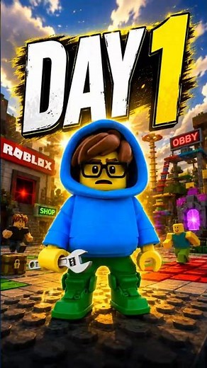 Can a beginner make a viral Roblox game? Day 1 of Day 30 #roblox #robloxedit