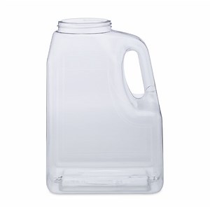 1 gal Clear PETG Plastic Oblong Containers (Cap Not Included) - 34498-B