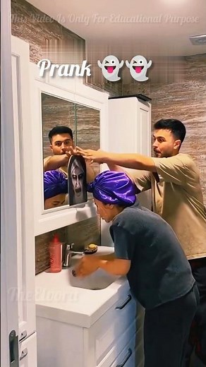 Mirror Ghost Prank 😱 | Bathroom Prank Gone Wrong 😂 #viral #shortsviral #shortvideos #shorts