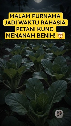 MALAM PURNAMA JADI WAKTU RAHASIA PETANI MENANAM BENIH! 🤯