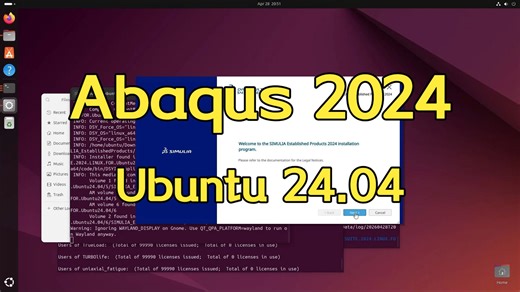 Ubuntu24.04安装Abaqus2024 abaqus linux Ubuntu 教程 安装包