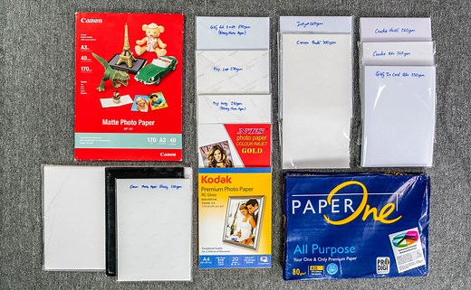 [Hướng dẫn in ảnh] Phân biệt các loại giấy ảnh, chọn mua đúng loại cần, lưu ý khi in & bảo quản giấy