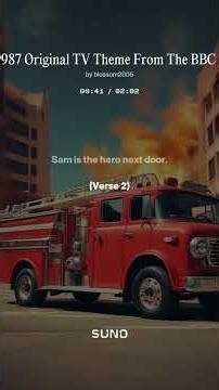 Fireman Sam but Suno turned it into an eighties sitcom theme