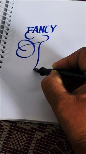 I Tried Fancy Calligraphy Writing
