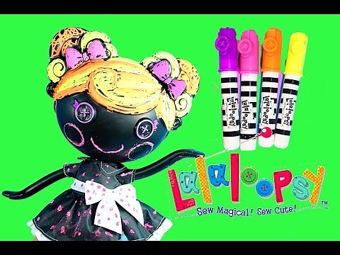Lalaloopsy Color Me Doll Nick Jr. Paint Draw Stamp Coloring