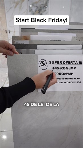 Start Black Friday!📞 #lotusceramicas #finisaje #finisajeinterioare #casa #design #covor #constructii #faianta #parchet #gresie #porțelanată #rectificată #baie #geniusmedia | LotusCeramicas.ro