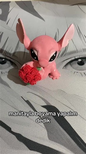 Stitch figür boyama: Manitayla boyama nasıl yapılır?